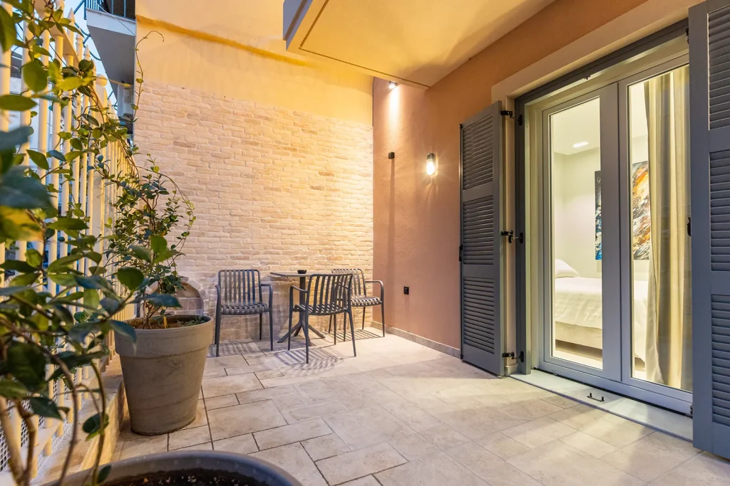 coryfes corfu luxury apartments one bedroom garden view 194