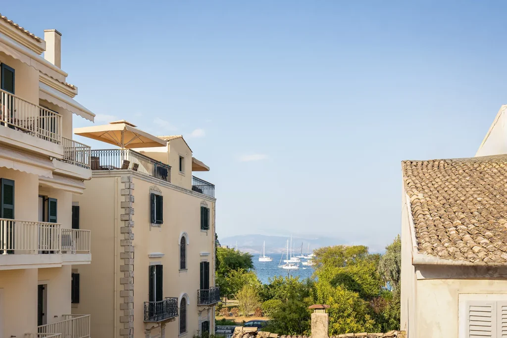 coryfes corfu luxury apartments three bedroom apartment sea view 90