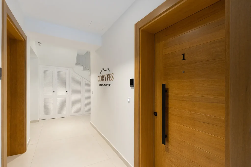 coryfes corfu luxury apartments one bedroom garden 174